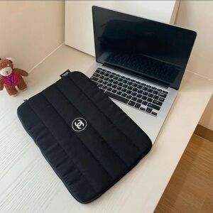 Chanel Beaute Black Laptop Sleeve